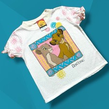 VTG 90s Disney The LION KING T Shirt - Kids Size 4T SIMBA  NALA Single Stitched