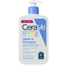 CeraVe Baby Gentle Bath Wash and Shampoo - 16 fl oz