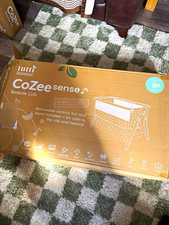 Tutti Bambini CoZee Sense Bedside Crib with Stand, Drifted Oak/Eucalyptus !NEW!