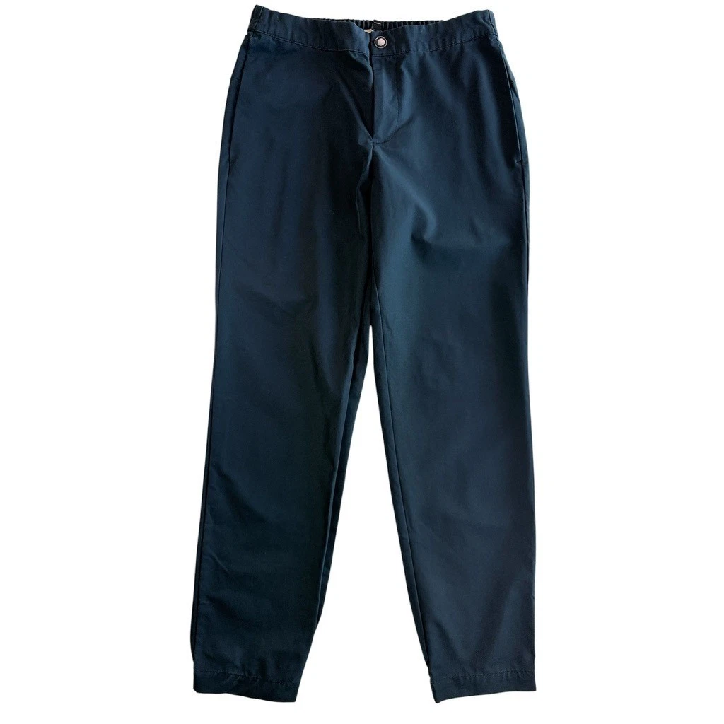 Banana Republic Core Temp Pant Mens 30 Black Ripstop Elastic Waist