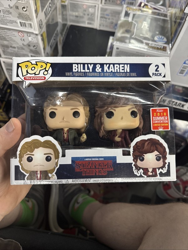 Funko Pop! Stranger Things Billy & Karen 2-Pack 2018 Summer Con