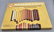 Vintage Talen's & Zoon Rembrandt Flesh Colors soft pastels set 30 PCS used