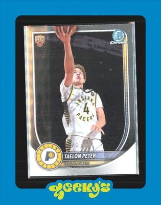 2025-26 Bowman Chrome Taelon Peter RC #BCV-50 Pacers $2MIN ORDER