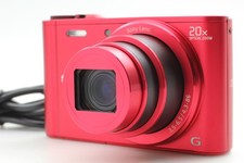 English OK Near MINT Sony Cyber-shot DSC-WX300 Digital Camera 18.2 MP Red JAPAN