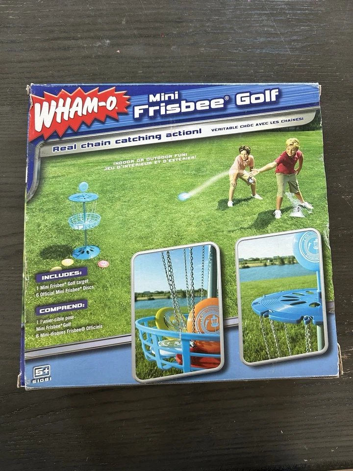 迷你飞盘高尔夫套装 – Target 带 6 迷你飞盘 Wham-O - 2009 51091 儿童礼物 — 第 2/3 张图片