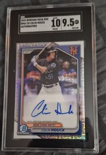 Colin Houck 2024 Bowman Chrome Mega Box Prospect Mojo Auto SGC 10/9.5