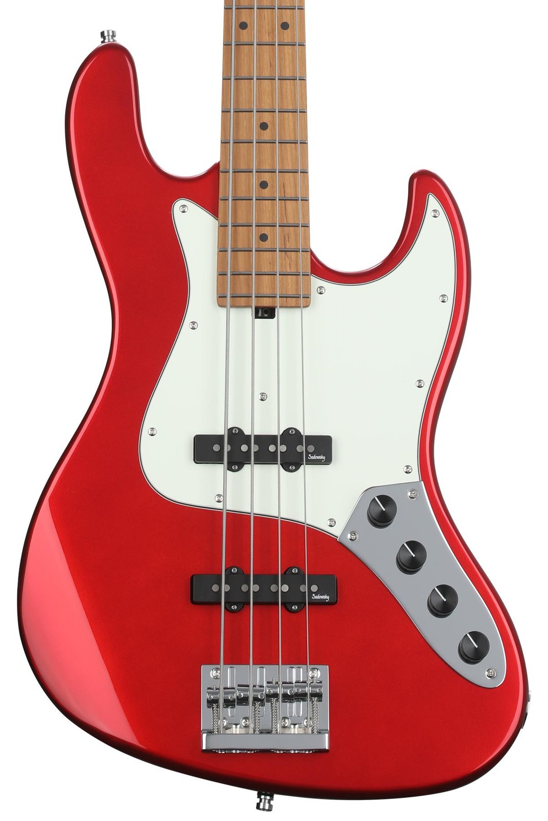 Винтажная бас-гитара JJ Sadowsky MetroExpress - Candy Apple Red Metallic 182790₽