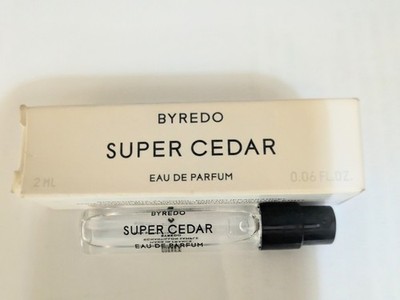 Byredo Super Cedar Eau de Parfum Sample Spray .06oz, 2ml New in Box Authentic