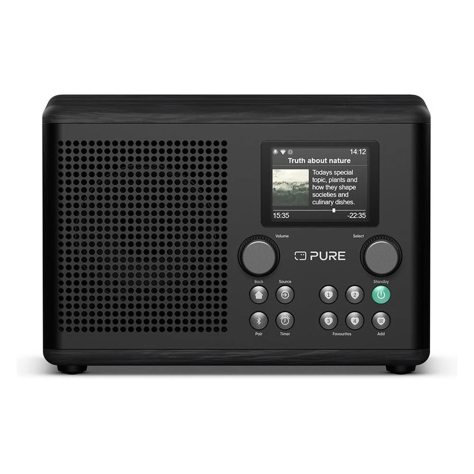Pure Radio CLASSIC H4I Schwarz Esche 254585 - Bild 2 von 4