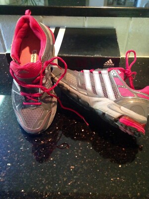 Adidas Supernova Riot Jogging Running Shoes Sneakers Gray