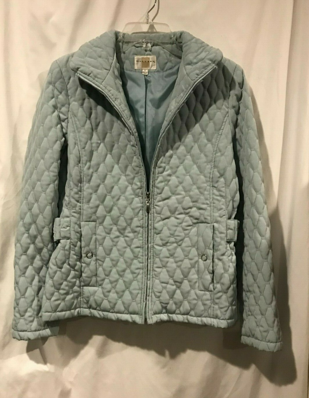 Gallery Quilted Light Blue Womens Size Small Wate… - image 3