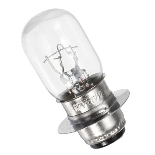 T19 12V 25/25W Clear Halogen Headlight Bulb Motorcycle Motorbike Scooter - Picture 5 of 7