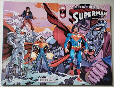 RETURN OF SUPERMAN 30TH ANNIVERSARY SPECIAL #1 DAN JURGENS WRAP COVER DC 2023 NM