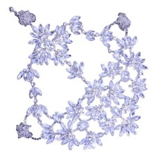 Luxury Rhinetone Headwear Nightclub Cover Face Jewelry for Women Party Face