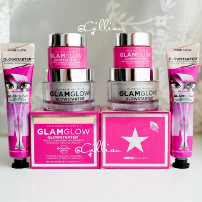GlamGlow GLOWSTARTER Mega Illuminating Moisturize - Nude Glow -NEW -Discontinued