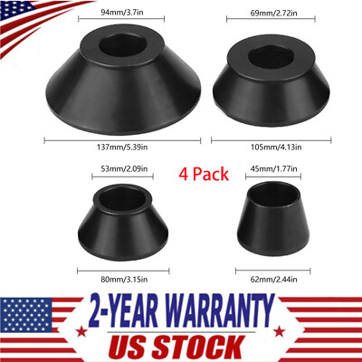 Tire Balancer Cones Set 4x Wheel Balancer Adapter Cones Standard Taper Cone Kit