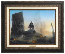 Thomas Kinkade Studios Star Wars Mandalorian Undeterred 12 x 16 Canvas Classics