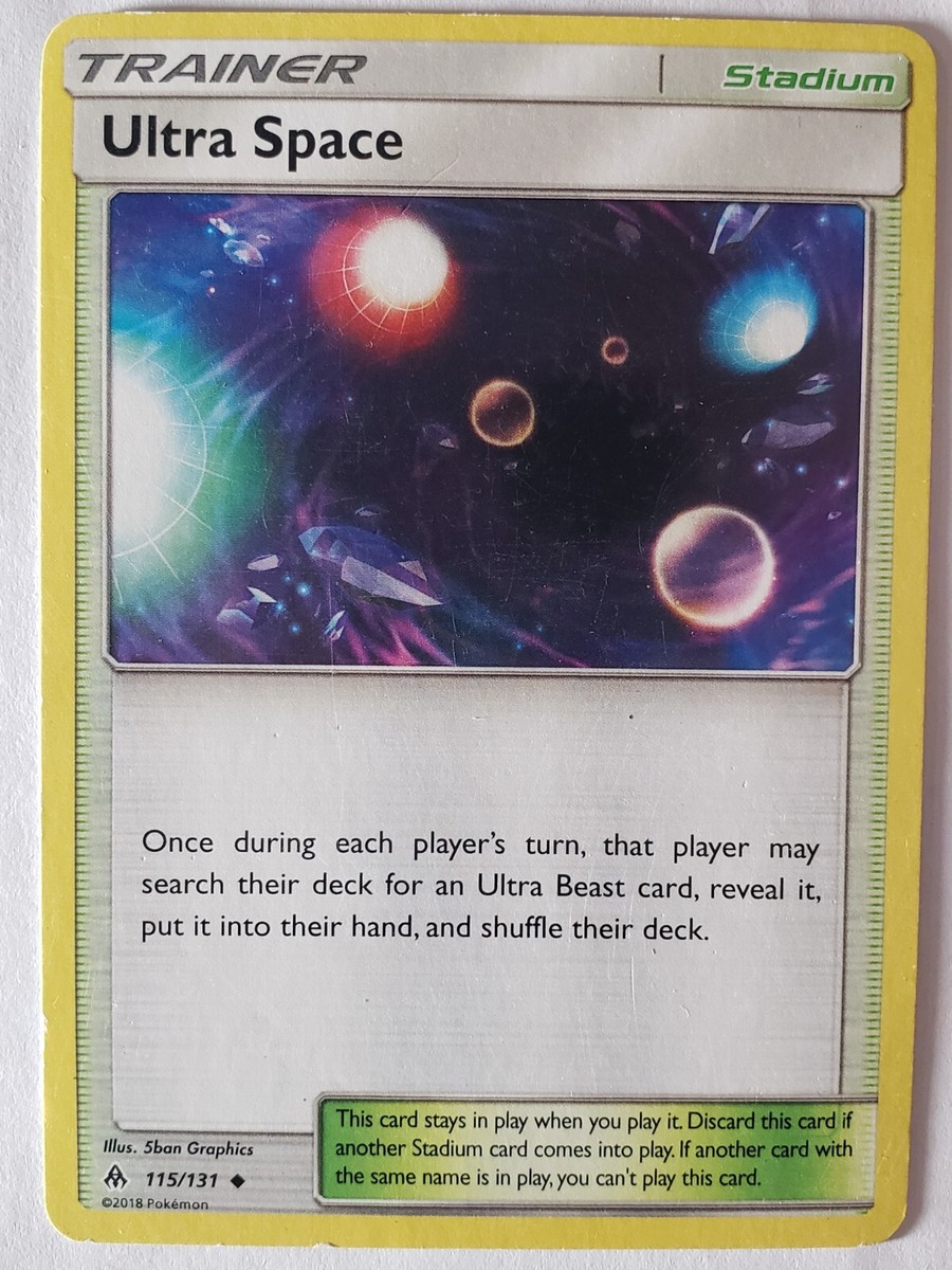 Ultra Space 115/131 LP - Forbidden Light Sun Moon Pokemon Card $2 Combined  Ship