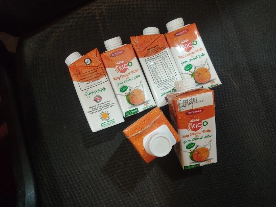 Чистый Шри-Ланкийский король кокос + зеленый кокосовая вода | 200 мл x 06 | Бесплатная доставка - Изображение 3 из 3