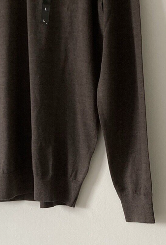 Marks & Spencer AUTOGRAPH Mens Extra Fine Merino Wool Half Zip Jumper Large Long - Picture 6 of 8