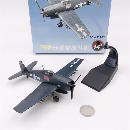 Amer Com WWII US NAVY Grumman F6F Hellcat Fighter 1/72 Diecast Model - Picture 4 of 8