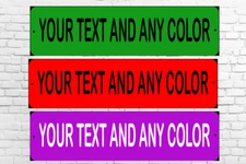 Street Sign Aluminum 3" x 12" Custom Personalized Man Cave She Shed