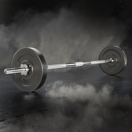 Everfit 18KG Barbell Weight Set Plates Bar Bench Press Exercise Home Gym 168cm - Picture 8 of 8