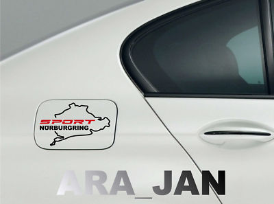 SPORT NURBURGRING Decal Sticker Racing Car Fuel Tank logo Performance Motorsport