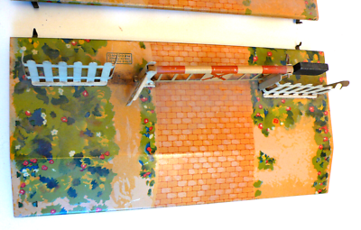 Hornby Ancien Passage à Niveau échelle O – Tôle Litho Années 50 – 26 Cm – Occasion
