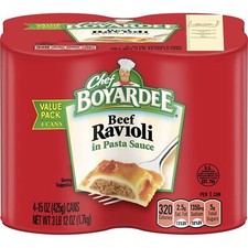 Chef Boyardee Beef Ravioli, 15 Oz, 4 Pack FREE SHIPPING
