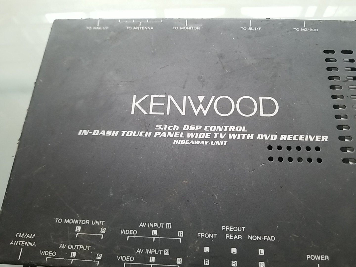 Kenwood KVT-911DVD Hide Away 5.1ch Receiver Unit Brain Control Box Module TESTED