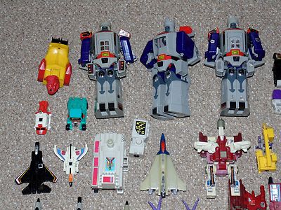 Lot of 42 Damaged G1 & G2 Transformers for Parts Repair or Custom
