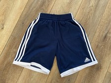 Adidas Shorts Kids M 10/12 Blue with White Used Good Shape