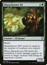 Sharpshooter Elf 253/361 FOIL Uncommon Baldur's Gate MTG Near Mint