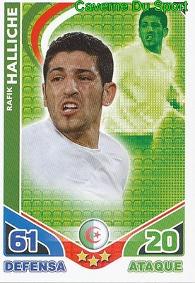 102 RAFIK HALLE ALGERIEN ALGERIEN TEAM CARD WELTSTARS 2010 TOPPS