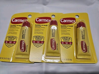 12 Carmex Classic Lip Balm Medicated 0.35 oz  