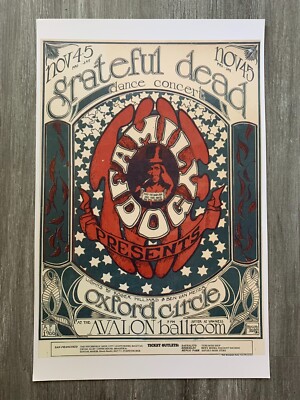 GRATEFUL DEAD / FAMILY DOG 11x17