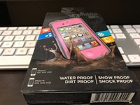 Lifeproof Fre Waterproof Case For Iphone 4s & Iphone 4 Pink Gray Lifeproof Fre Waterproof Case For Iphone 4s & Iphone 4 Pink Gray