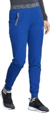 Dickies Dynamix Women Scrubs Pant Natural Rise Tapered Leg Jogger DK185 ROYAL2XL