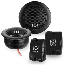 NVX VSPTW 150W RMS 1" 25mm V-Series Silk-Dome Car Audio Tweeters