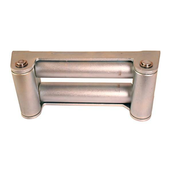 Guide à rouleaux pour treuil de 8500 lbs en acier galvanisé noir