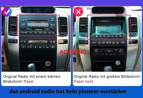 9 Zoll Android 11 Autoradio GPS Navi für Lexus GX470, Toyota Prado BT - Bild 5 von 8