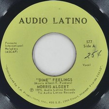 MORRIS ALBERT Dime Feelings / Christine AUDIO LATINO 577 VG 45 1975 Vocal 7" Pop