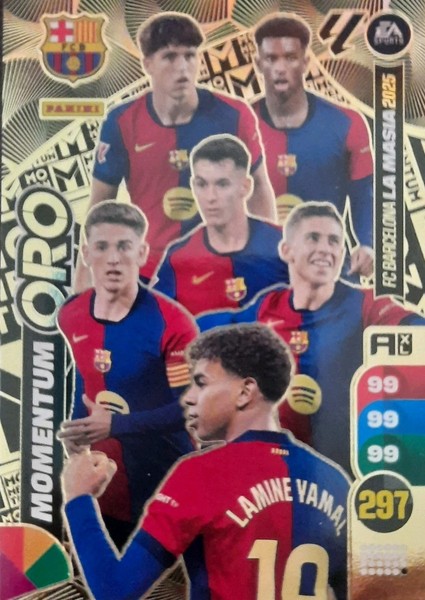 MOMENTUM ORO. BARSA LA MAGIA Adrenalyn 2024-2025.TOTALMENTE  NUEVO