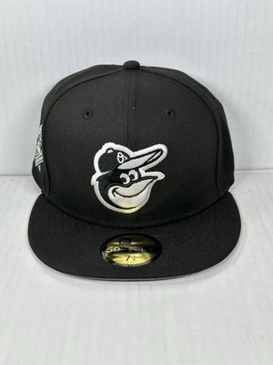 New Era Baltimore Orioles 59FIFTY Fitted MLB Hat Cap Side Patch Size 7 1/4 NWT