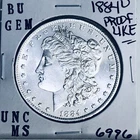 1884 O BU GEM MORGAN SILVER DOLLAR UNC MS+++ U.S. MINT RARE COIN 6996