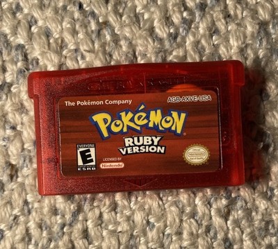 Nintendo Pokémon Ruby Version GBA NTSC-U/C E-Everyone Pokemon Series