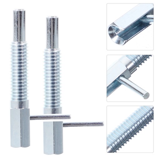 2 Pcs Self-locking Telescopic Pin Metal Spring Plunger Catch Indexing - Bild 10 von 10