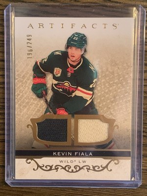 2021-22 Upper Deck Artifacts - Kevin Fiala #54 Gold Material Relics /249 (MEM)