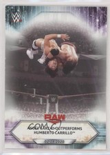 2021 Topps WWE Raw Angel Garza Outperforms Humberto Carrillo #30 xm0